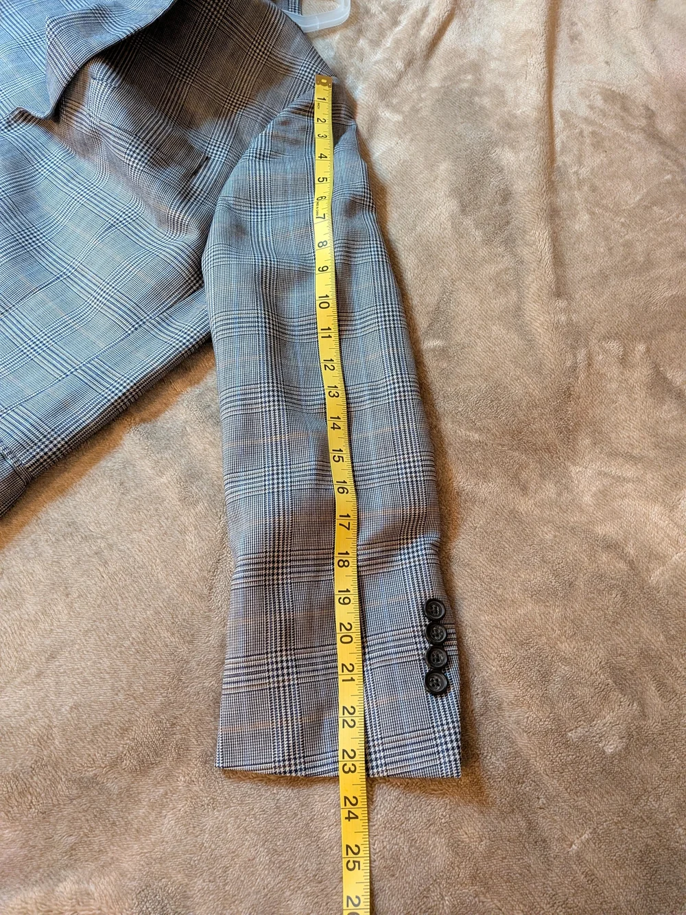 Brooks Brothers Regent Fit Men’s 42S Wool Glen Plaid Blazer Sport Coat